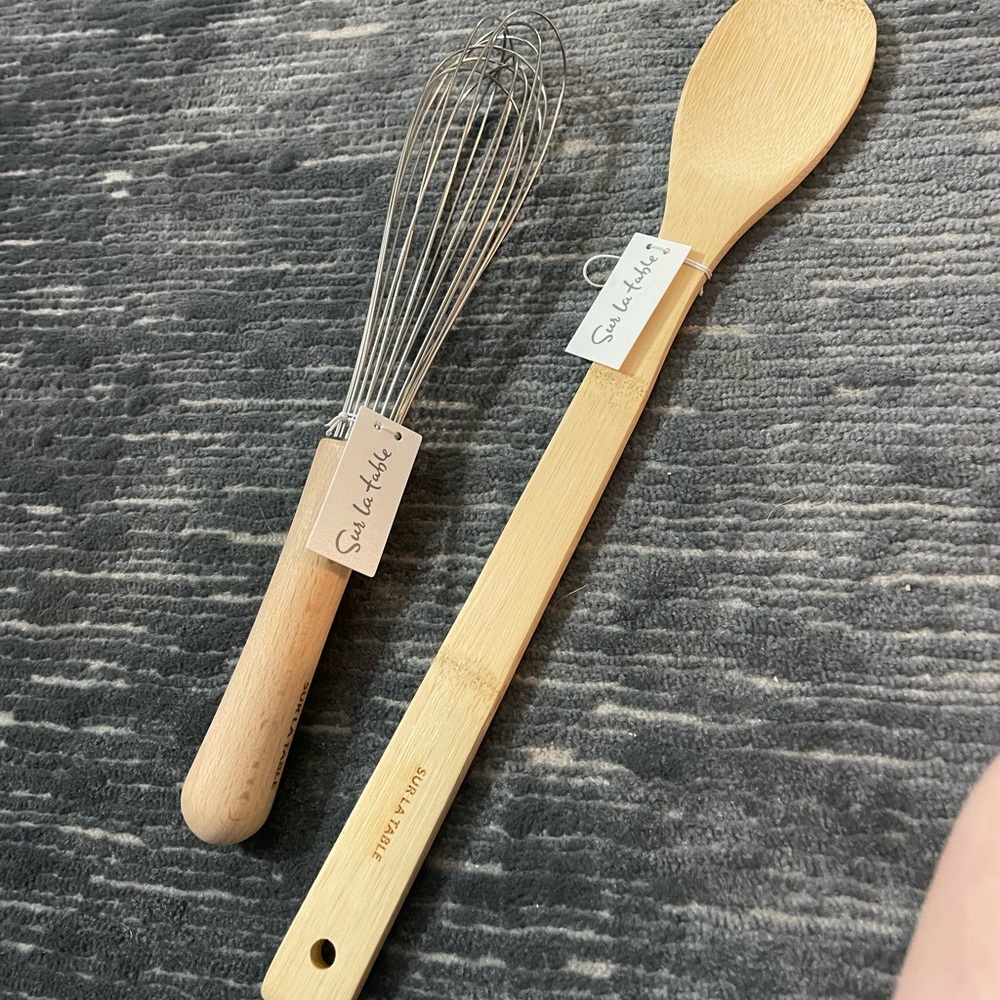 Sir La Table spatula and whisk